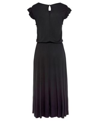 Women's A-Line Flutter Sleeve Romantic Dress