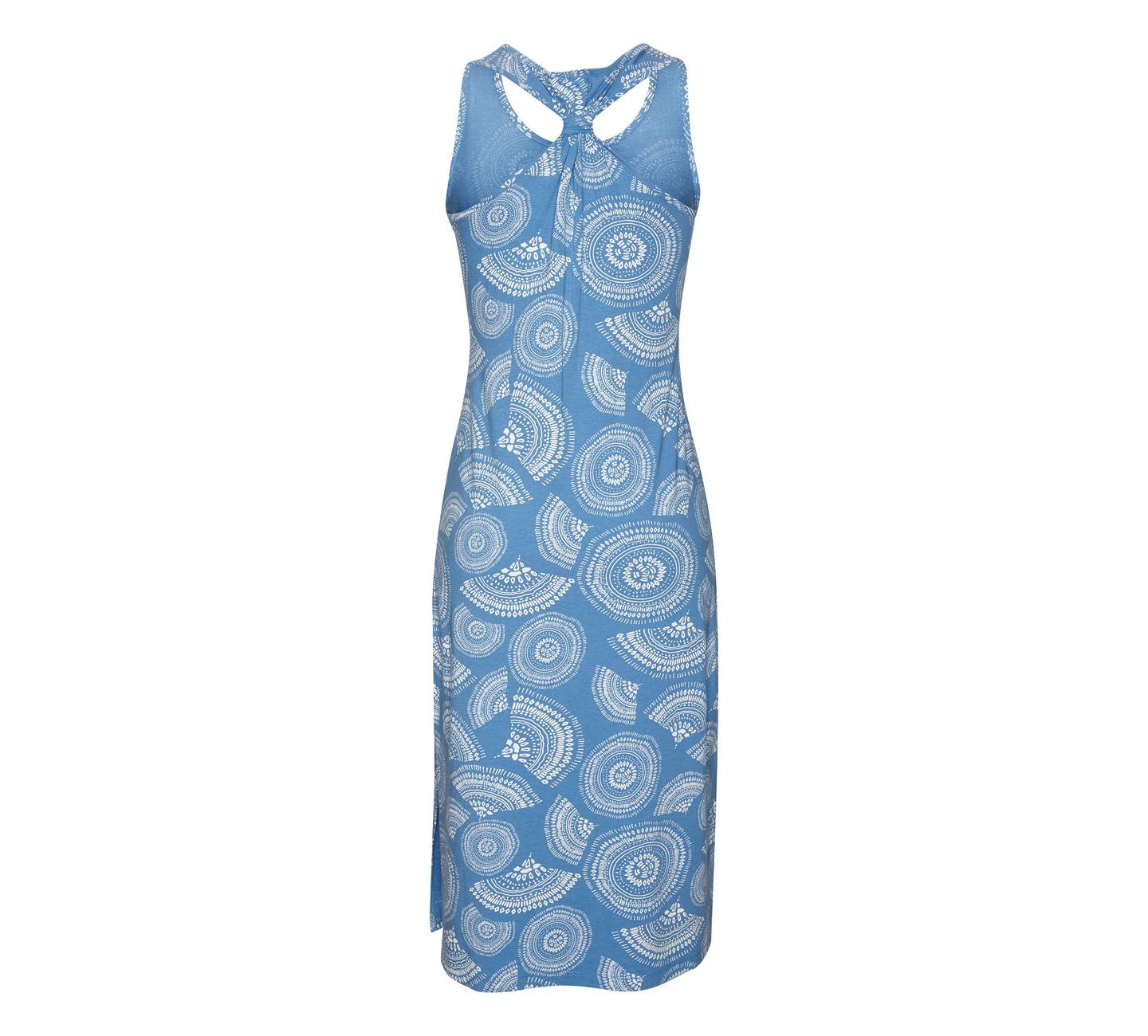 Женское платье Lascana Racerback Print, цвет: Синий / Белый — фото 6