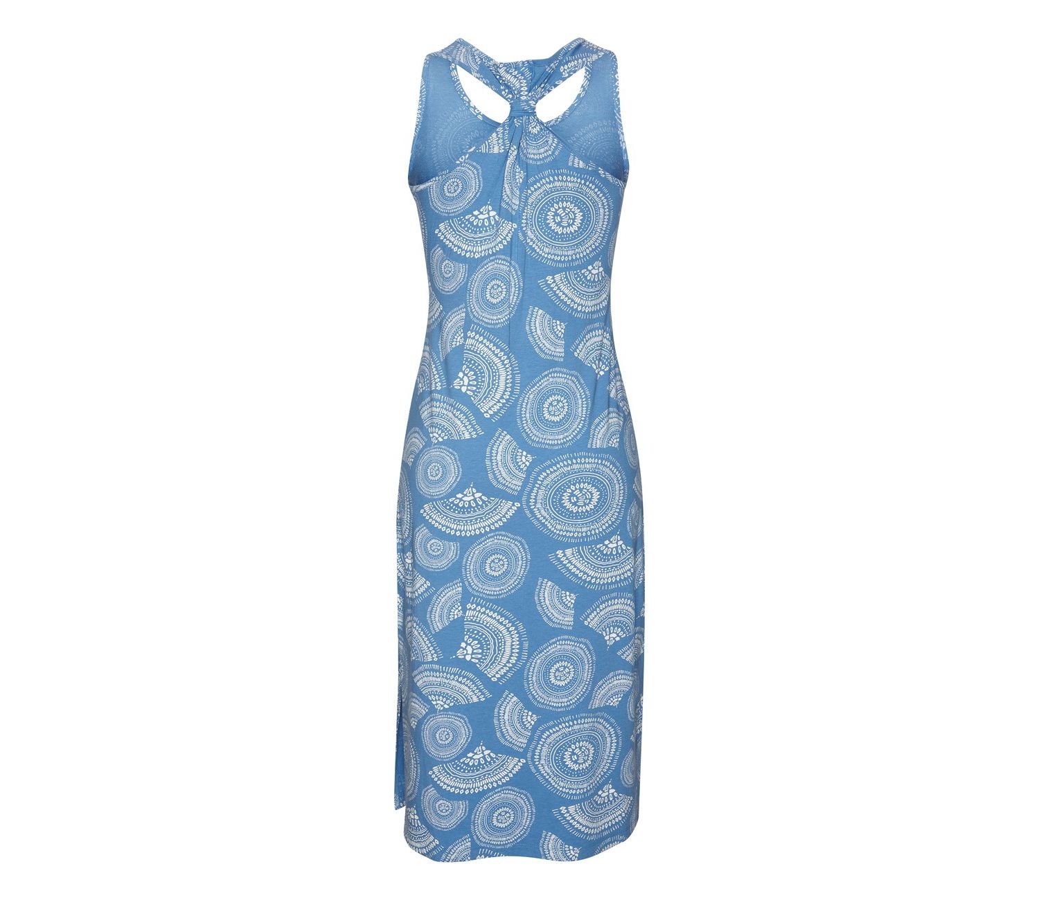 Women's Printed Racerback Scoop-Neck Midi Dress