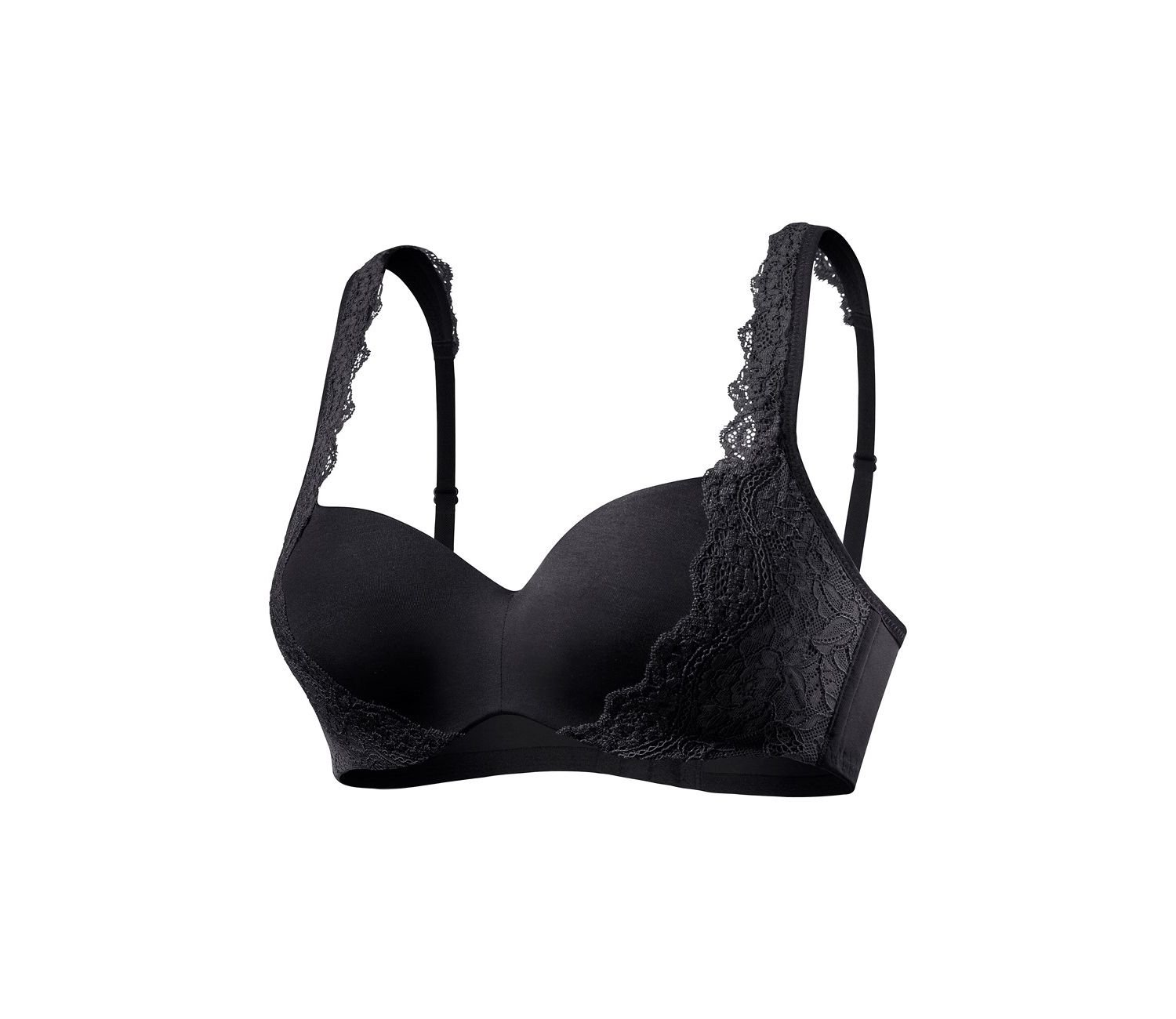 Women's Lace Detail Seamless Underwire T-Shirt Bra