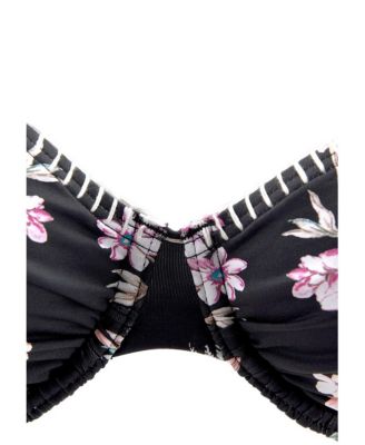 Women's Trimmed Underwire Bikini Swimsuit Top Bra Sizing