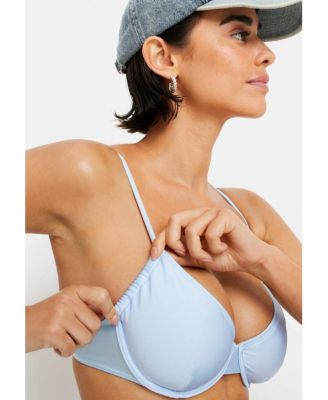 Women's Shimmer Underwire Bikini Swimsuit Top Bra Sizing