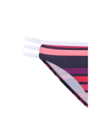 Women's Strappy Striped Bikini Swimsuit Bottom