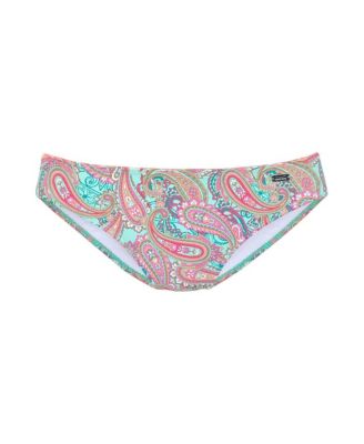 Women's Paisley Print Classic Bikini Swimsuit Bottom