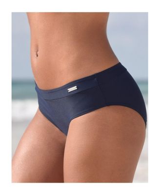 Women's Full Coverage Mid Rise Bikini Swimsuit Bottom