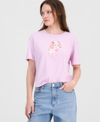 Juniors' Puppy Love Short-Sleeve T-Shirt
