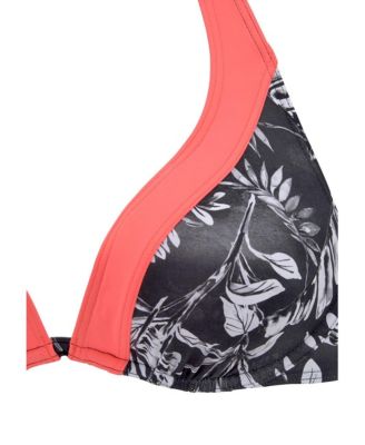 Women's Printed Underwire Bikini Swimsuit Top Bra Sizing
