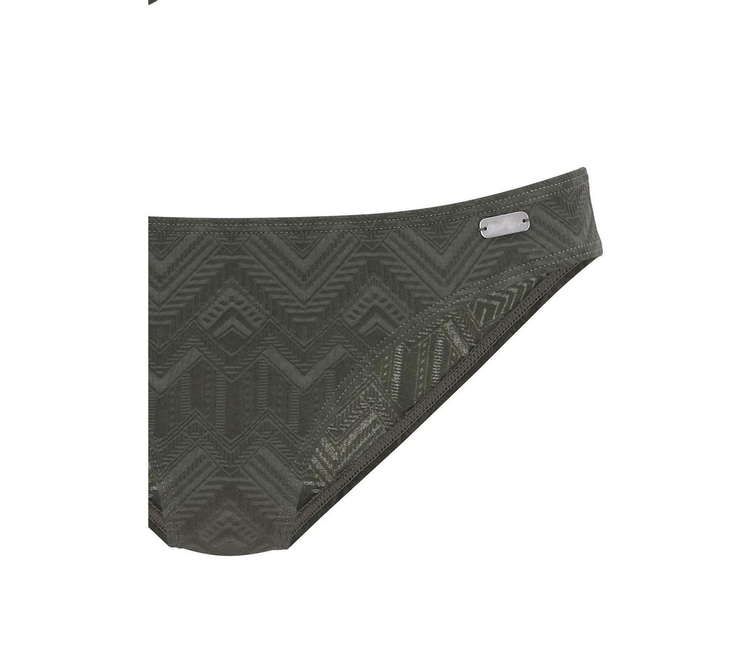 Women's Textured Classic Bikini Moderate-Coverage Swim Bottom