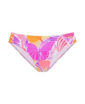 Women's Butterfly Print Classic Bikini Swimsuit Bottom