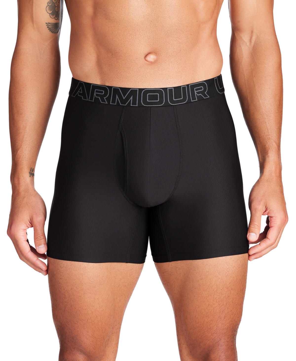 Under Armour Men's 3-Pack Performance Tech Mesh 6" Boxer Briefs