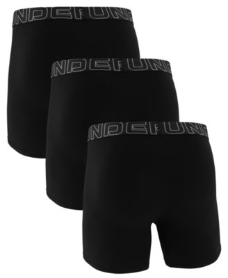 Men's 3-Pack Cotton Performance Solid 6" Boxer Briefs