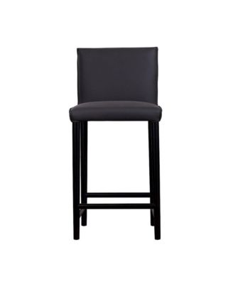 Rigel Full-Grain Leather Counter Chair