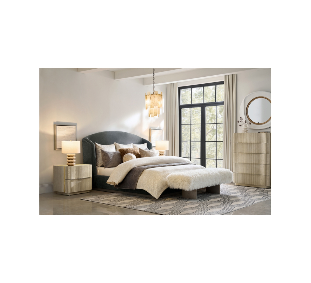 Z Gallerie Willa Alabaster Chandelier 13