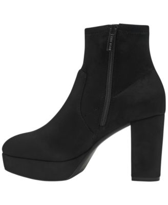 Womens Volt Platform Block Heel Dress Booties