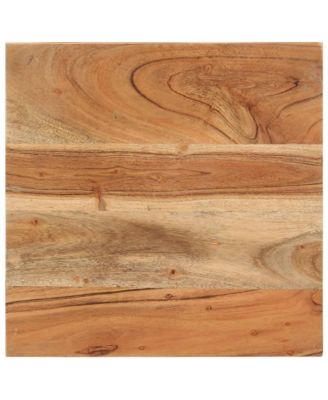 Side Table Brown Solid Acacia wood Compact Durable Side Table