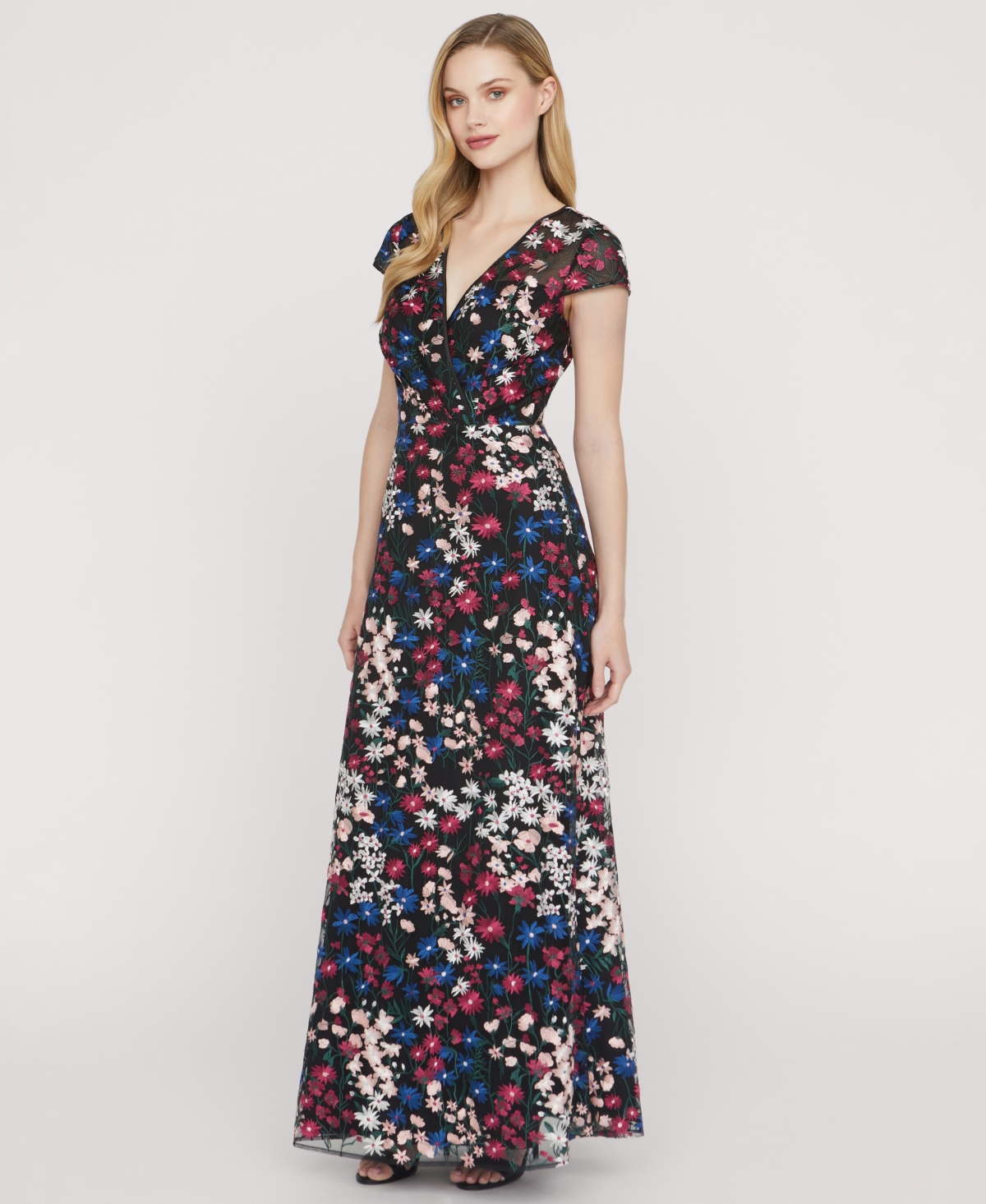 Js Collections Women's Sybil V-Neck Cocktail Dress