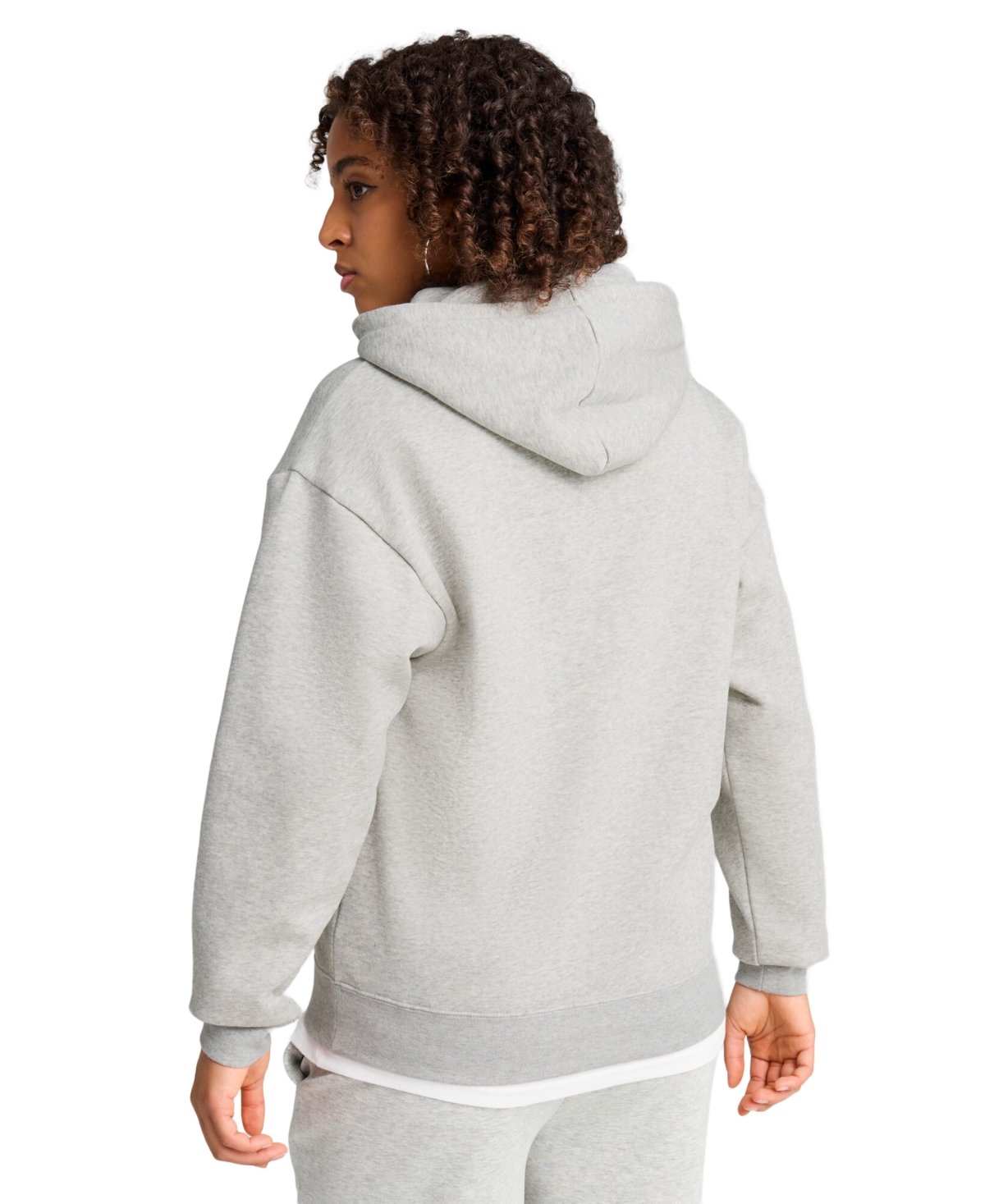 Puma Women's Essential Small No. 1 Logo Hoodie In Gray