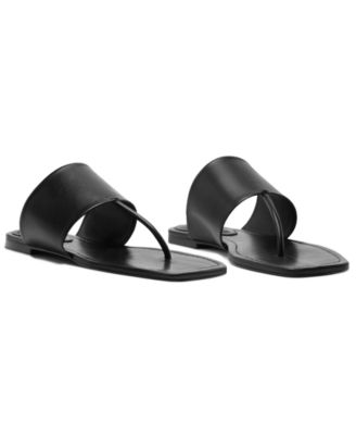 Women's Martha Square Toe Flat Sandals