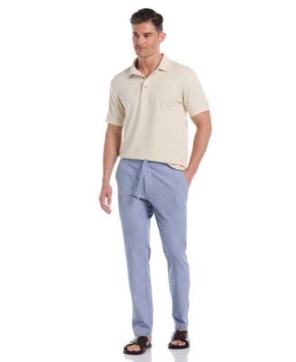 Men's Linen-Blend Drawstring Pants