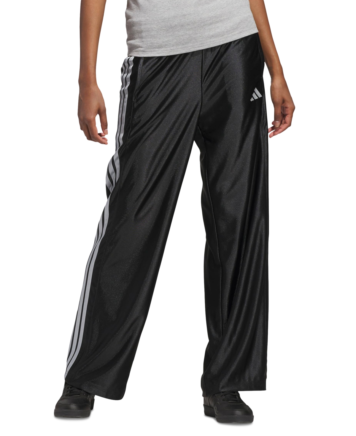 Adidas Originals Women's Shine Full Length Sportswear Pants In Black