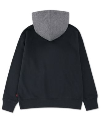 Boys' 8-20 Classic Color Blocked Pull-On Hoodie
