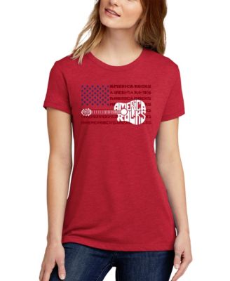 Women's America Rocks Crew Neck T-Shirt
