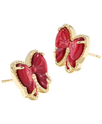 Haley Bow Stud Earrings