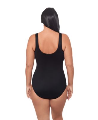 Plus Size Rock Solid Revele Tummy Control One Piece Swimsuit