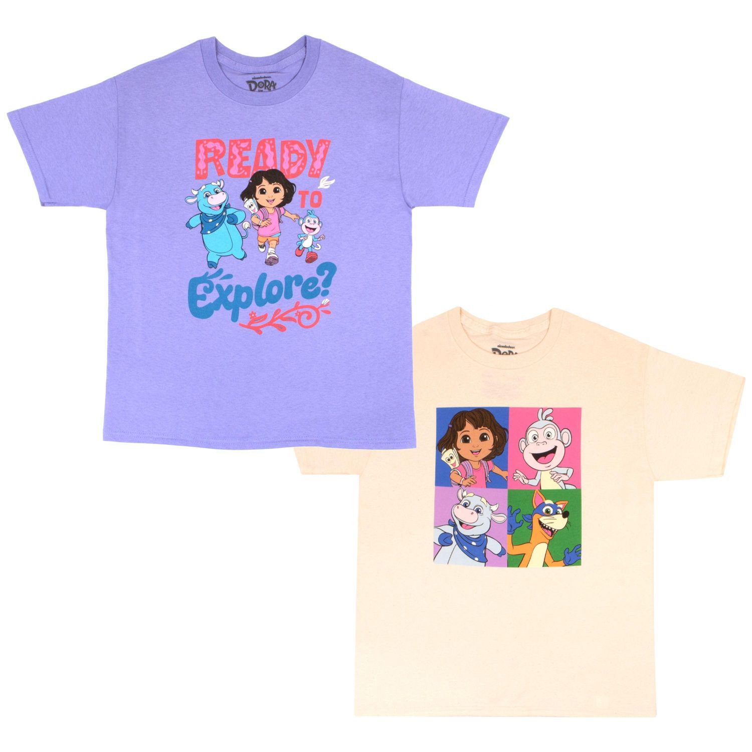 Big Girls XS -XL 2 Piece Fashion T-Shirt Set