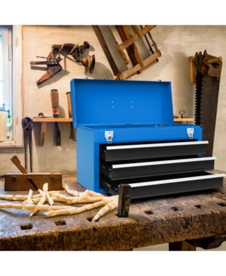 Portable Garage Mechanic Tool Cabinet Box with 3