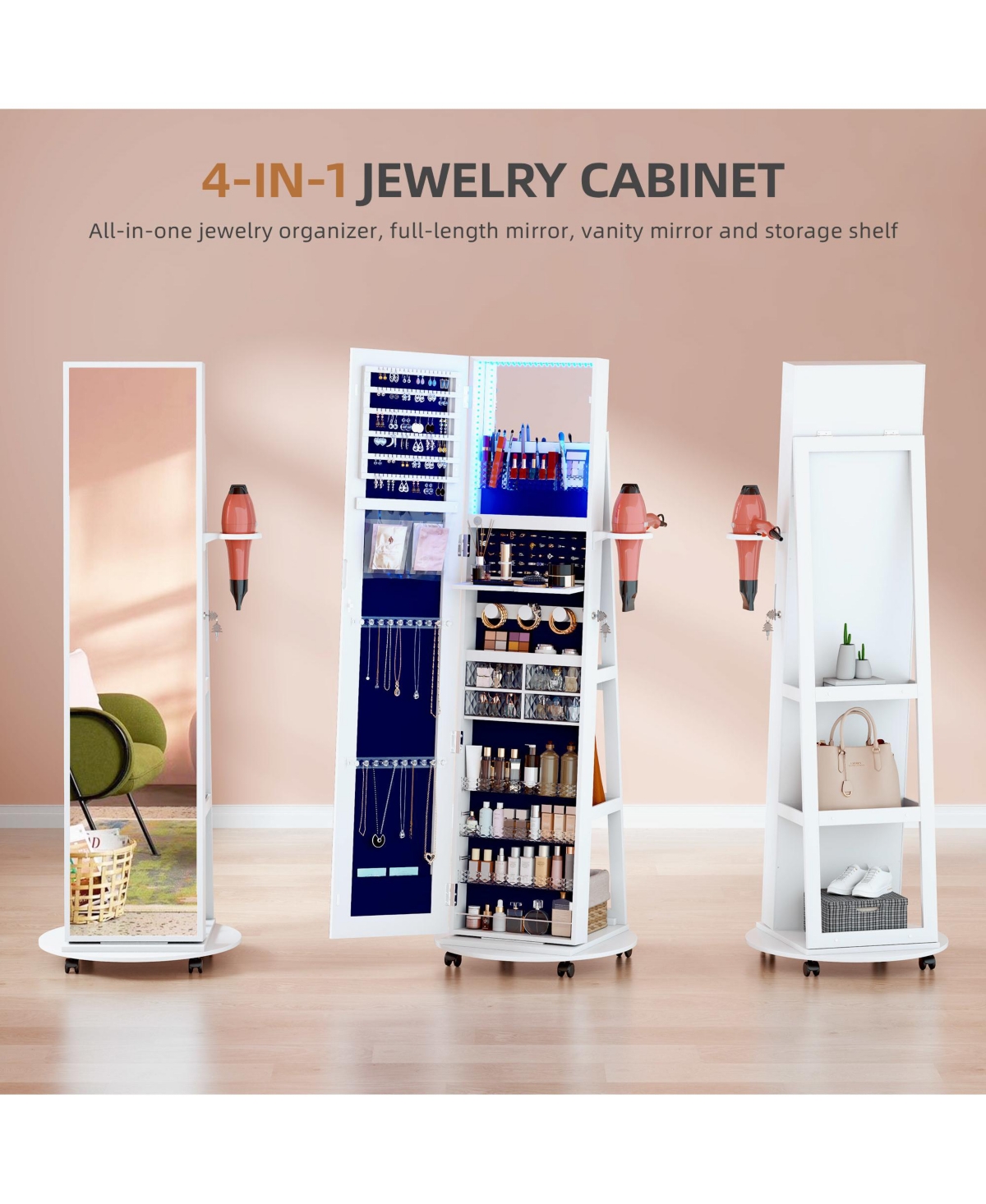 Vlsrka Solid Wood Wall Mirror