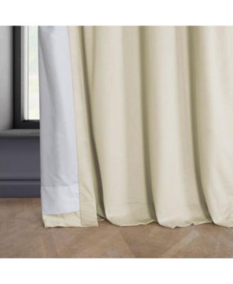 Grommet Heritage Plush Velvet Room Darkening Curtain