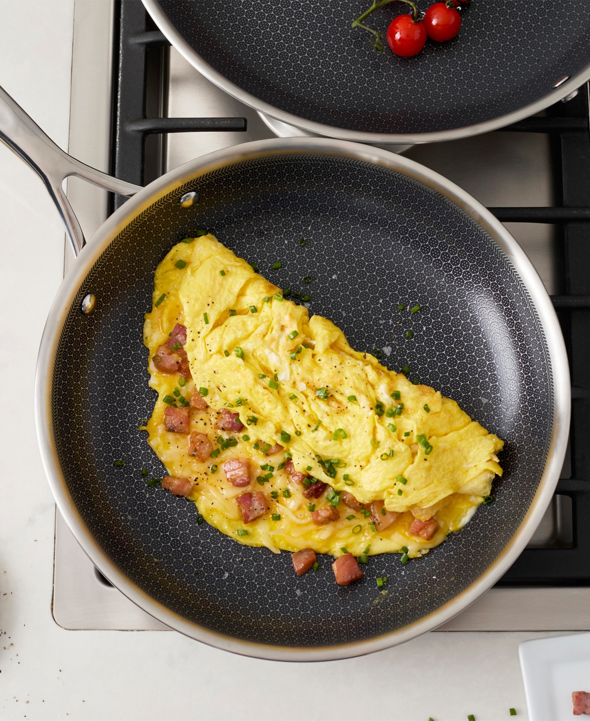 J.a. Henckels Paradigm Ceramic Stainless Steel 8" Dual Performance Fry Pan In Silver