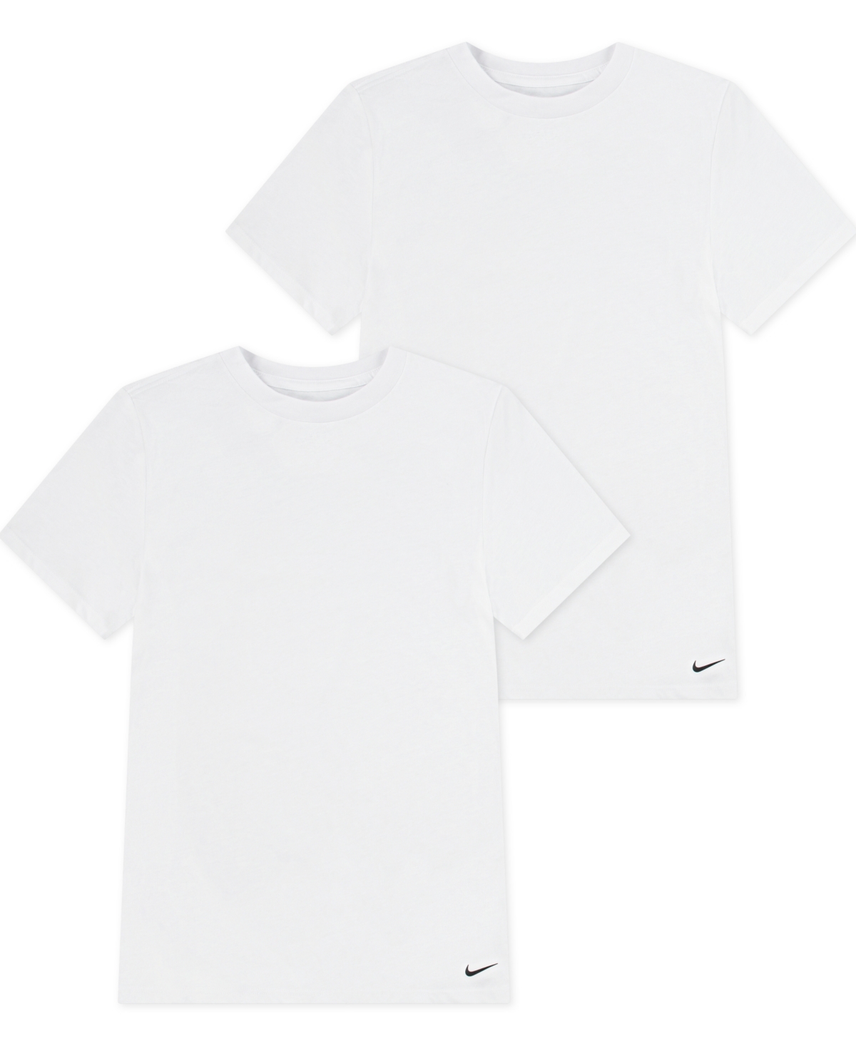 Nike Boys   Crew Undershirt 2 Pack In White