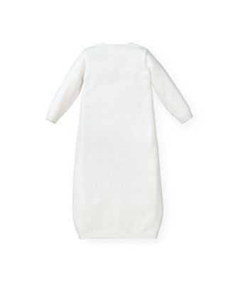 Baby Boys Sweater Gown and Bonnet Set