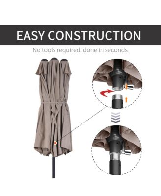 Extra Large 15ft Patio Umbrella,