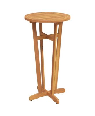 Garden Bar Table Natural Brown Solid Acacia wood Standard Durable