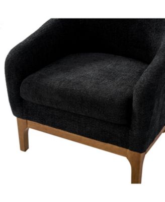 Augus Modern Boucle Armchair Chair with Adjustable Feet