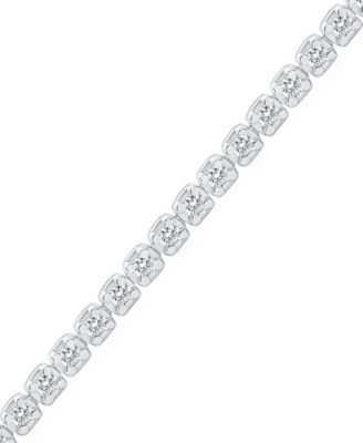 Lab-Grown Diamond Bracelet (1 ct. t.w.) in Sterling Silver (also in 14k Gold Plated Sterling Silver)