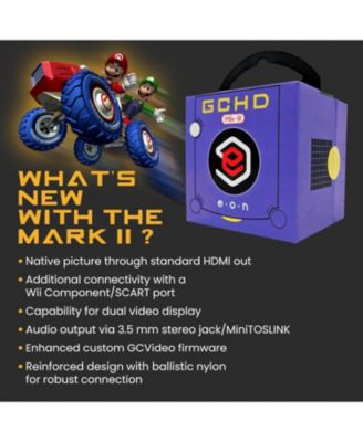 EON GCHD MK-II HD Adapter Plug and Play HDMI Converter Video Enhancer for Nintendo Gamecube Console - Platinum