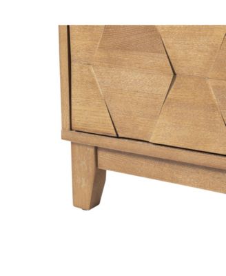 William TV Stand with Push-to-Open Doors