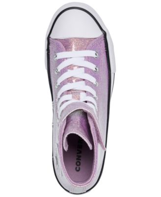 Little Girls Chuck Taylor All Star Glitter Casual Sneakers from Finish Line