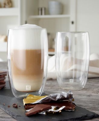Sorrento Double Wall Latte Glasses, Set of 2