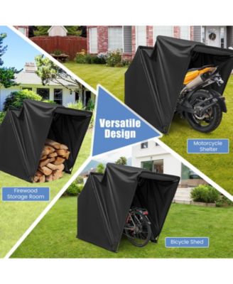 Outdoor Motorcycle Shelter Waterproof Motorbike Storage Tent with Cover