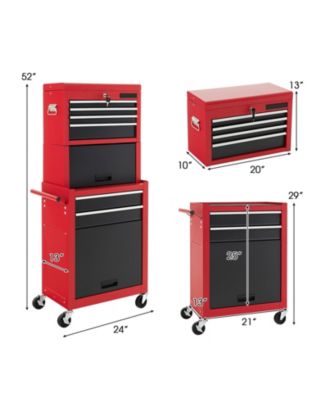 6-Drawer Tool Chest with Heightening Cabinet.