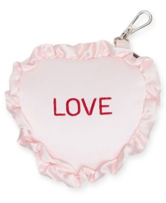 Rosalie Satin Conversation Heart Pouch