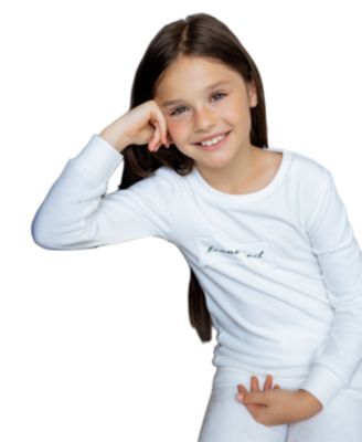 Big Girls Velour Patch 2-Piece Loungewear Set