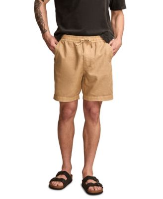 Men's 7" Linen Pull-On Shorts
