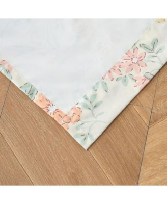 Chloe Light Filtering Semi Sheer 3" Rod Pocket Window Valance 84" x 16" Pastel