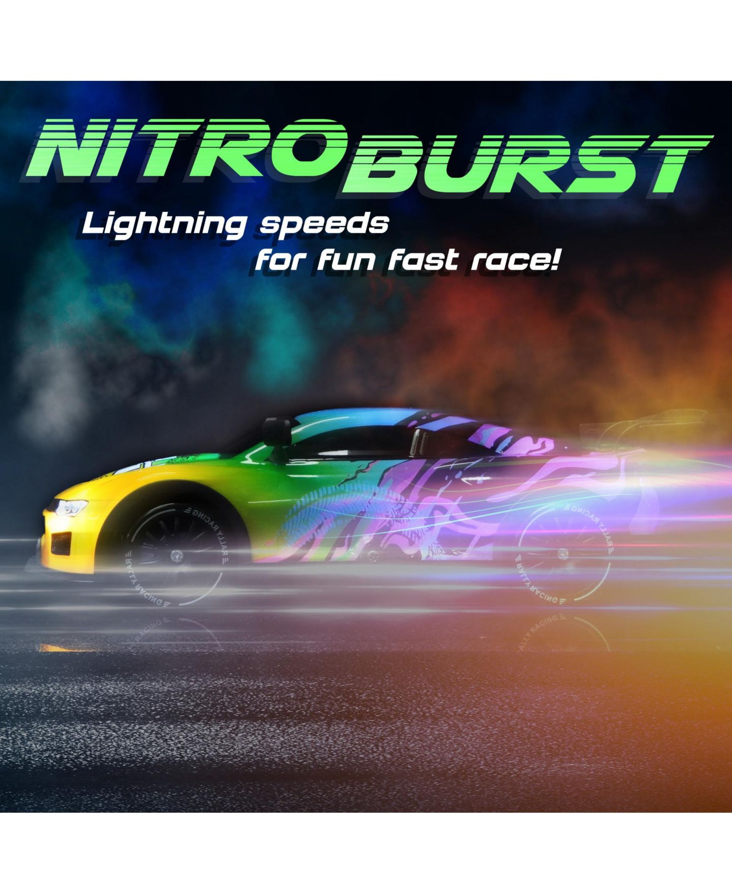 Детская игрушка Force1 1/16 Scale Quick Drive High-Speed Drift Racing RC Car — фото 2